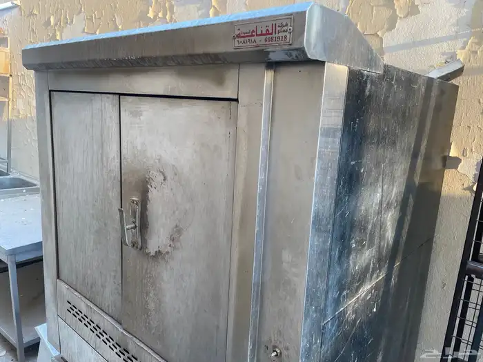 طاولات وأحواض ستيل وشواية شاورما وأفران 15