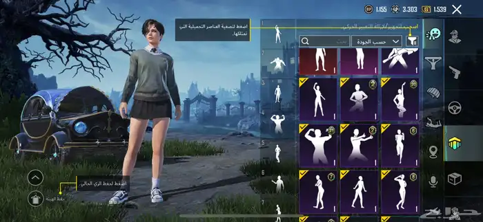 حساب ببجي امفور ثلجي فخم 8