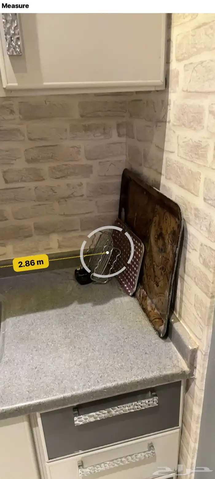 مطبخ بملحقاته ثلاجه مكرويف فرن دولايب خزائن للبيع كامل 9