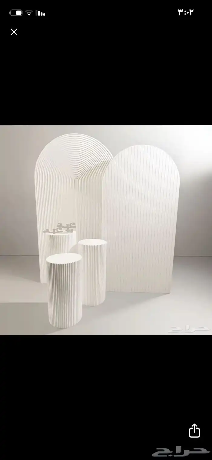 طاولات ايجار معكون من 6قطعات 0