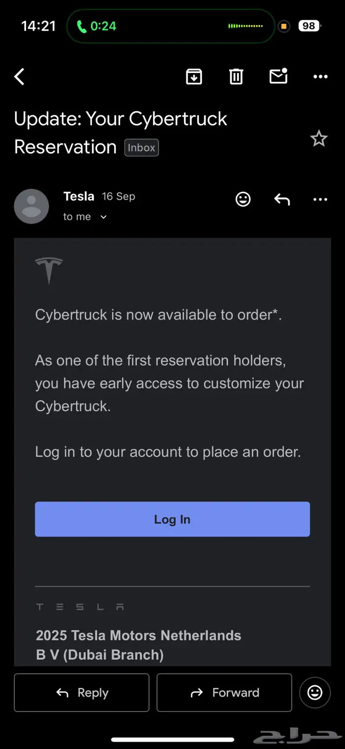 حجز تسلا سايبرترك مباشرة من الشركة 1