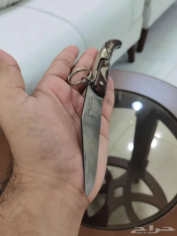 سكين اوكابي كربون استيل قديم جدا  بوضع المصنع لم تستخدم 4