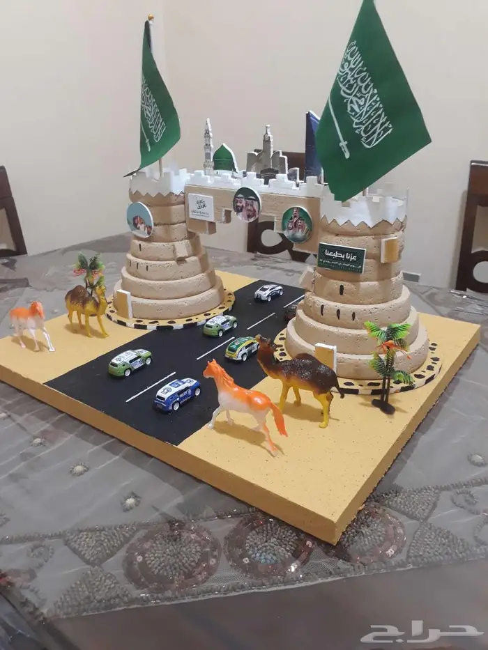 عمل مجسمات اليوم الوطني 2