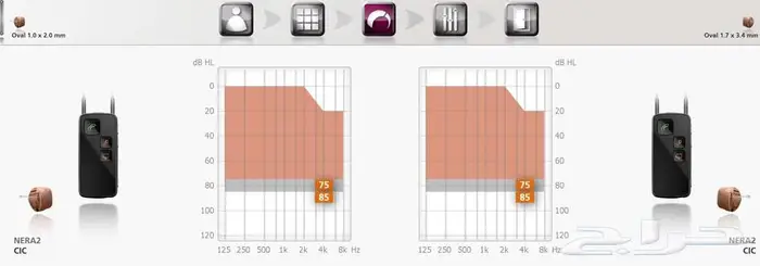 سماعات اذن طبية اوتكون ( نظيفة جدا استخدام امريكي ) 7