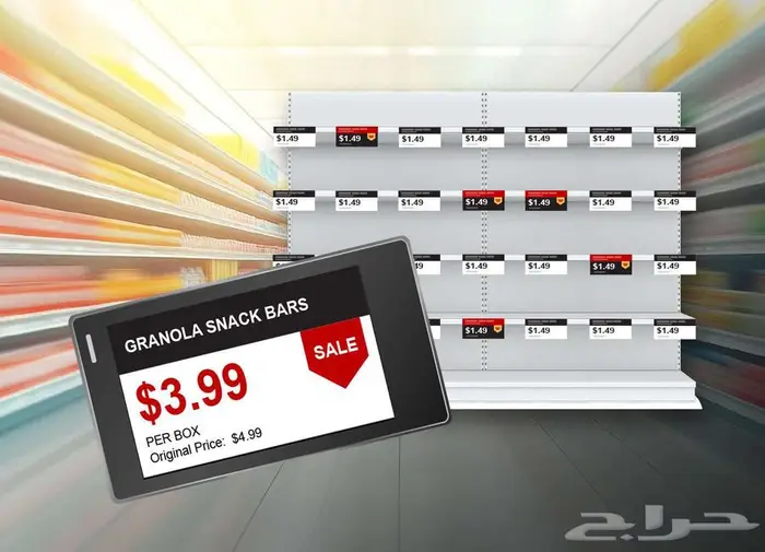 شاشات الأسعار الإلكترونية (Electronic Shelf Labels) 0