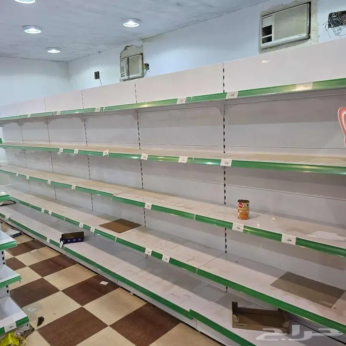 رفوف بقاله جديده استخدام 4 شهور فقط 0