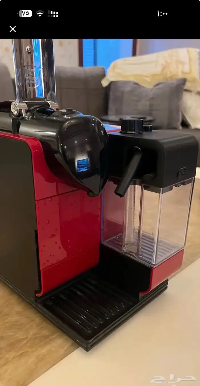 مكينة نسبريسو الاصليه مع خفاق الحليب 5