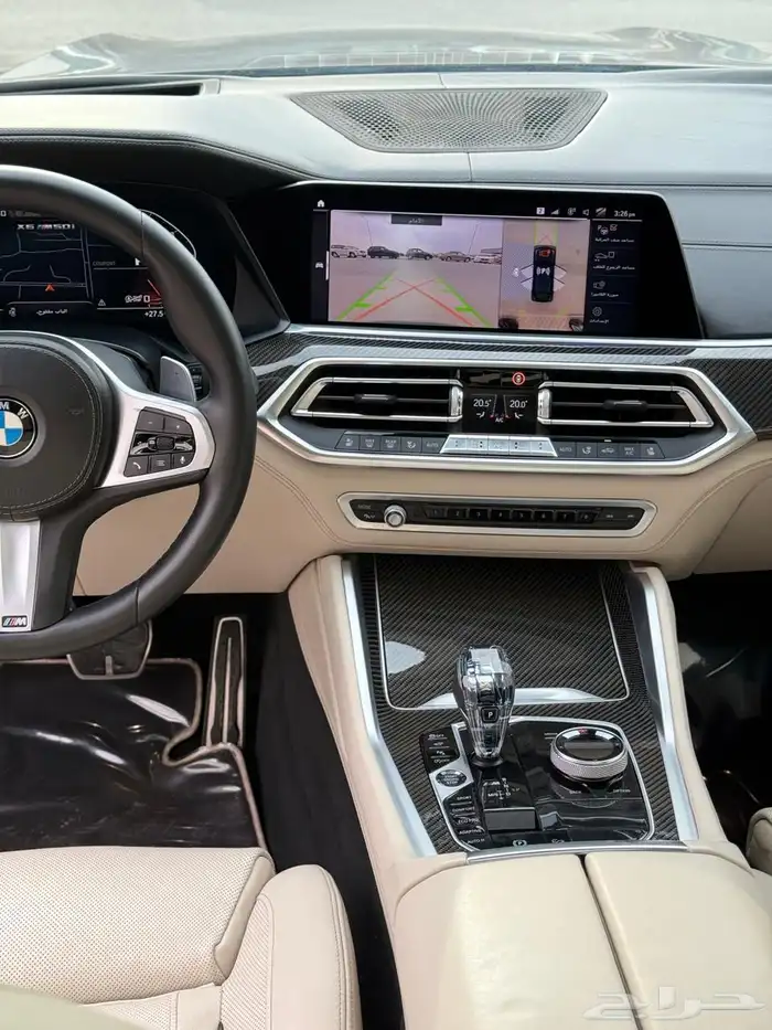 بي ام دبليو X6 2020 M50i- ام كت 8 سلندر عداد قليل نظيف جدا 8