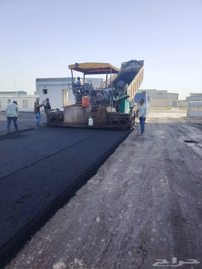 مقاول اسلفت مع مبشورة 6