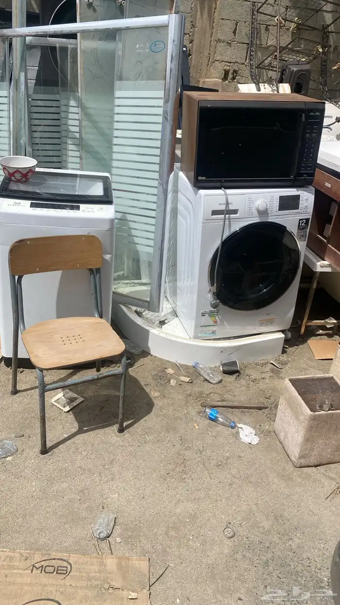 غسالات وباب المنيون ومكيفات وبراده 0