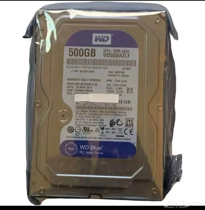 WD (WESTERN DIGITAL) HARD DRIVE 500GB (BRAND NEW)(جديد) 2