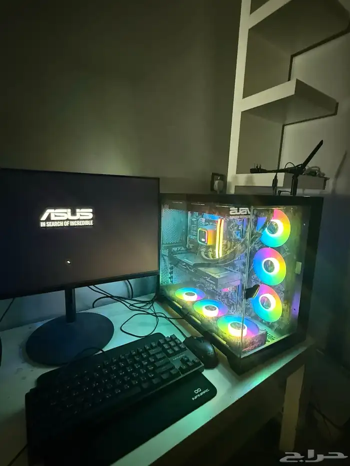 pc للبيع rtx4060 معالج i714 1