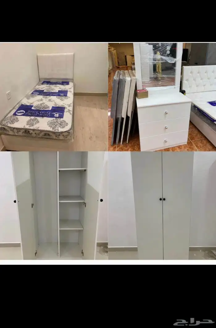 جديد سرير نفر واحد  نفر و نص  كامه غرفة صغير موجود 5