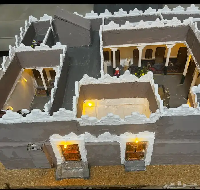 مجسم بيت طين للبيع حسب الطلب 3