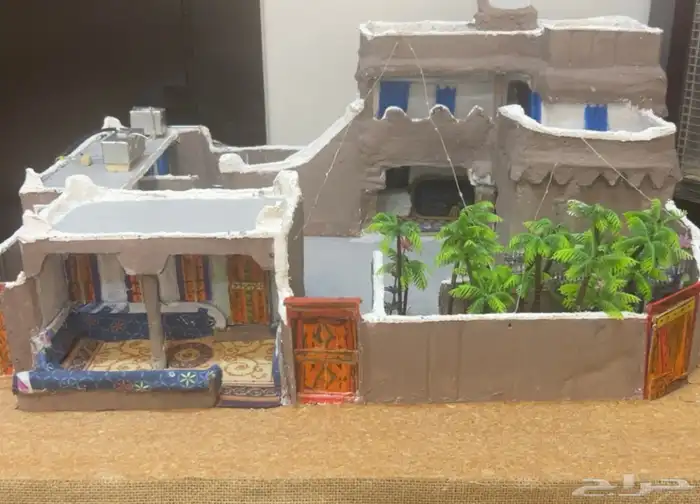 مجسم بيت طين للبيع حسب الطلب 0