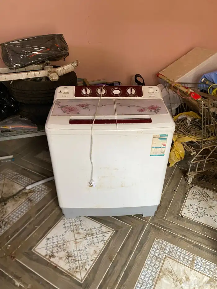 غساله جديده تبغا جلده نشافه فقط 3