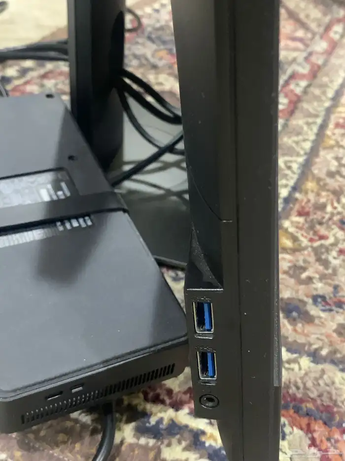 شاشة Dell P2418HZm مع Deel WD19S كامل ملحقاتهم 3