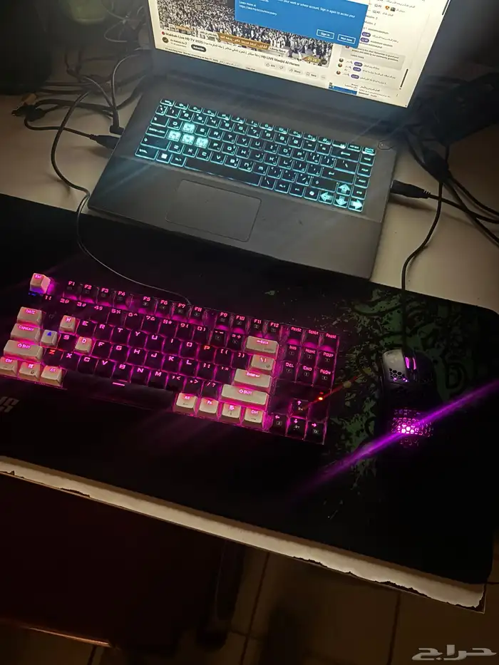 ماوس و كيبورد redragon k 552 للبيع 1