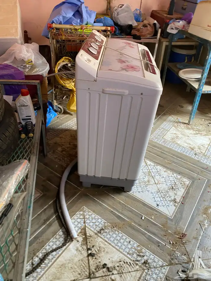 غساله جديده تبغا جلده نشافه فقط 4