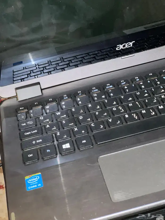 لابتوب ايسر كوار اي 5 ورمات 12 جيجابايت وهاردسك  500اس اس د 5