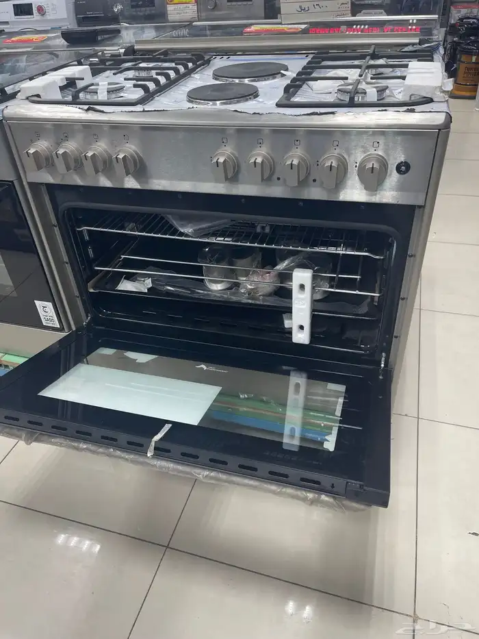 فرن غاز 5 شعلات فرن 4 شعلات مقاصات مختلفه 0