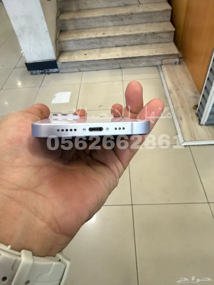 للبيع ايفون 14 العادي 256 موف مستخدم 1