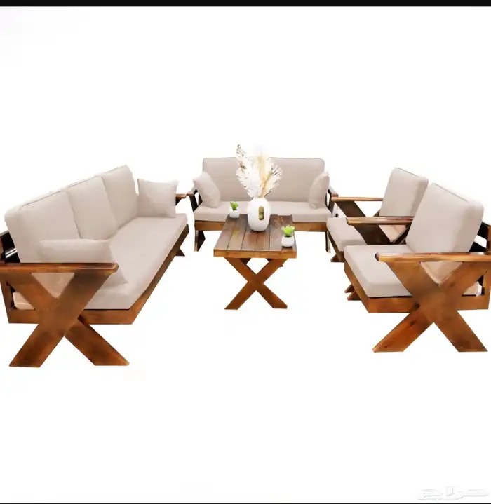 جلسات خارجية خشب وحديد 13