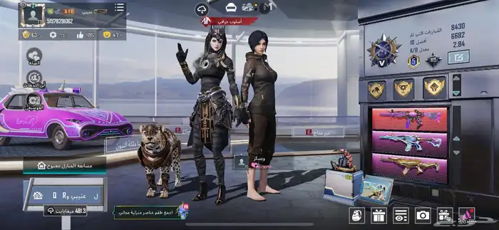 حساب ببجي موبايل العالميه للبيع او للبدل بجوال 25