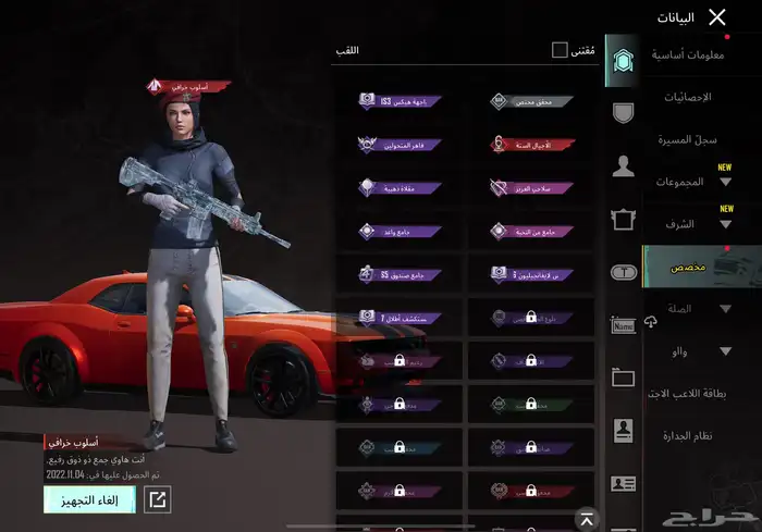 حساب ببجي للبيع 94