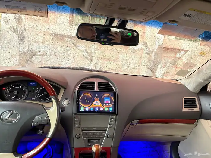 للبيع لكزس es350 ازرق نظيفه 7