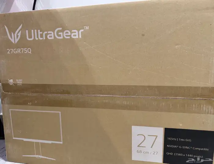 شاشة العاب LG UltraGear 27inch 2K (شبه جديده) 1