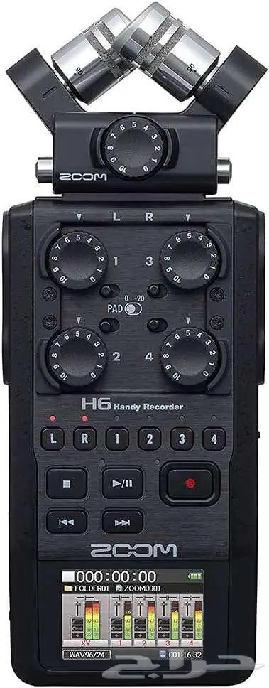 جهاز المايكات المعروف Zoom H6 All Black 6-Input   6-Track 3