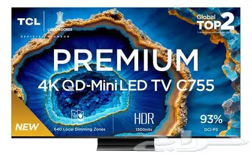 شاشة TCL C755 4K 144Hz تلفزيون ميني ليد XBOX HDR PS5 240Hz 1