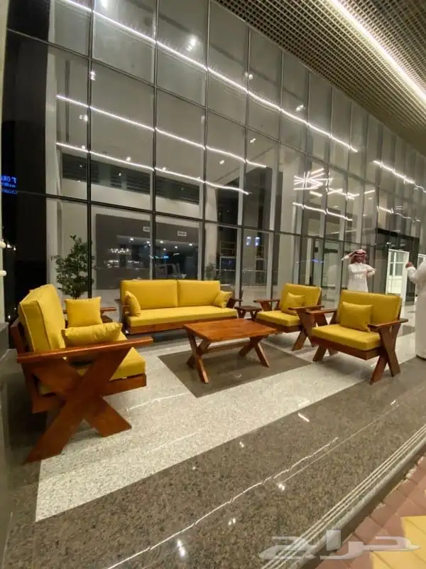 جلسات خارجية خشب وحديد 20