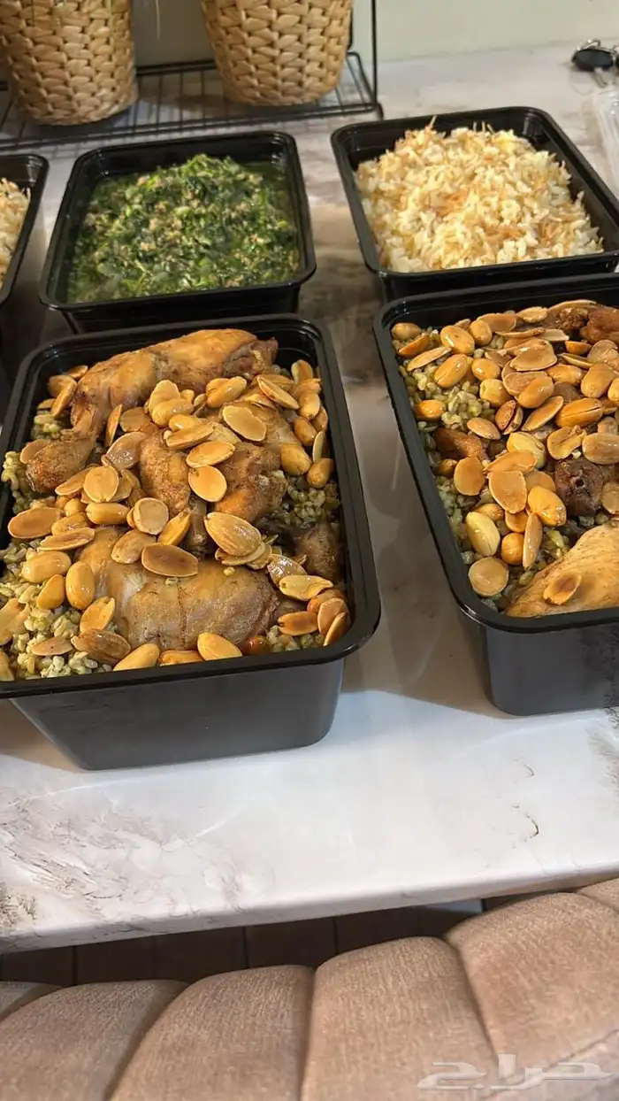 من اشهى المأكولات فريكه تبوله رز بالشعيريه وسبانخ 4