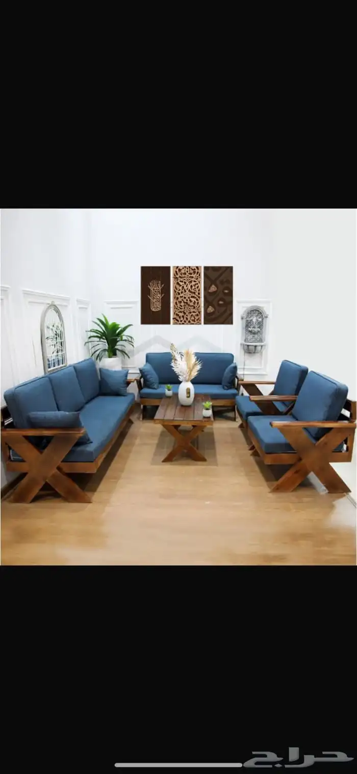 جلسات خارجية خشب وحديد 9