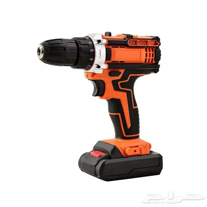 دريل كهربائي لاسلكي بطاريتين مع شنطة عدة متنوعة 4