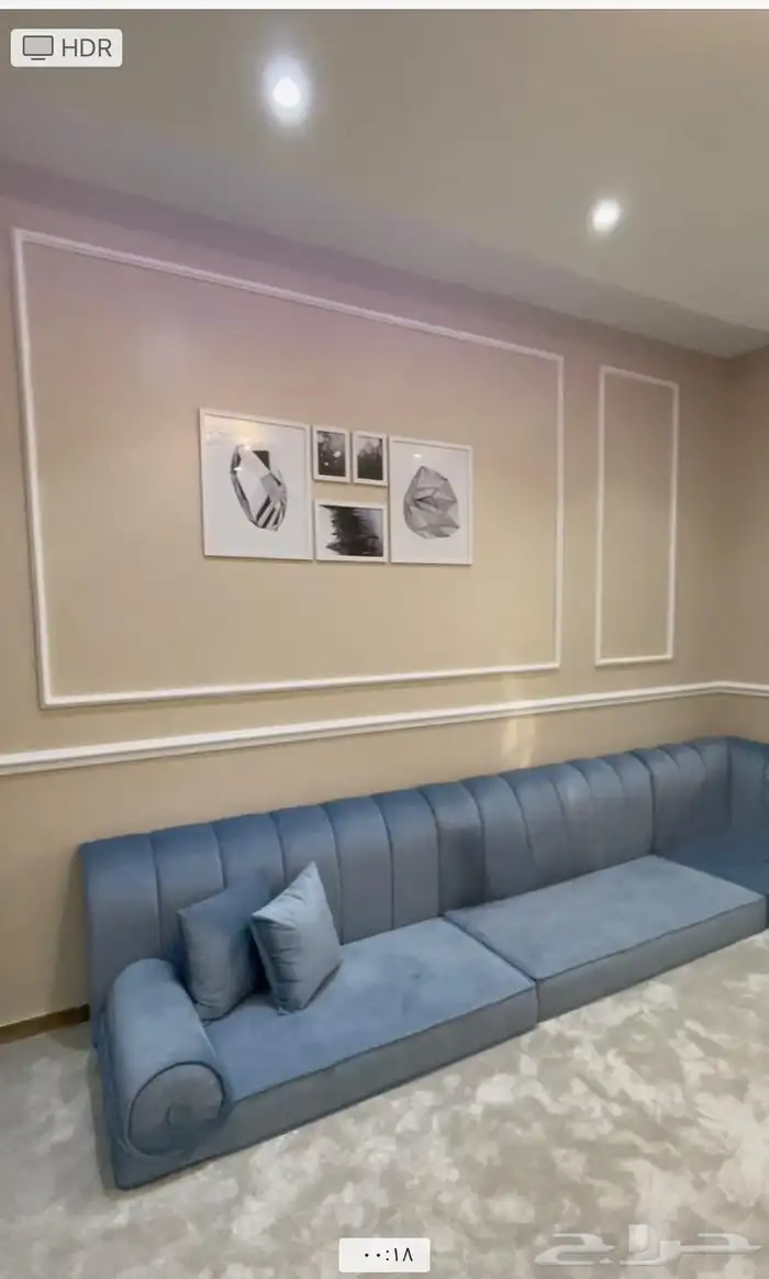 جلسه أرضية مع فرشه نظيفة 5 في 4 ونص 10