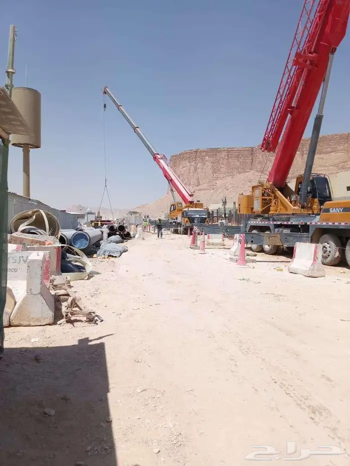 كرينات للايجار ومعدات ثقليه Cranes for rent 9