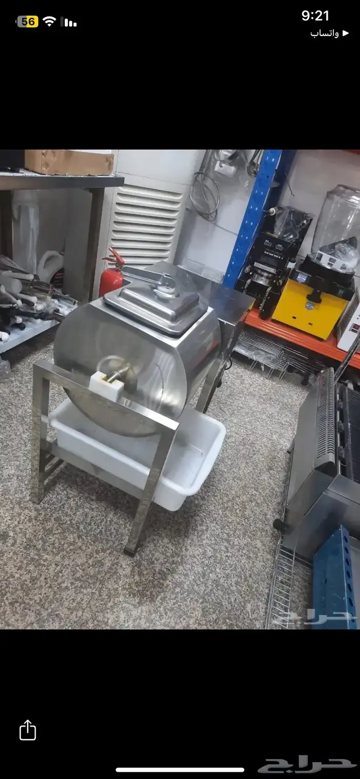 للبيع ادوات مطعم قطاعة او بشارة خضار وجبن مع مقلى فلافل 2