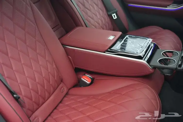 مرسيدس S 500 موديل 2025 أصفار خليجي رمادي فاتح أحمر 16