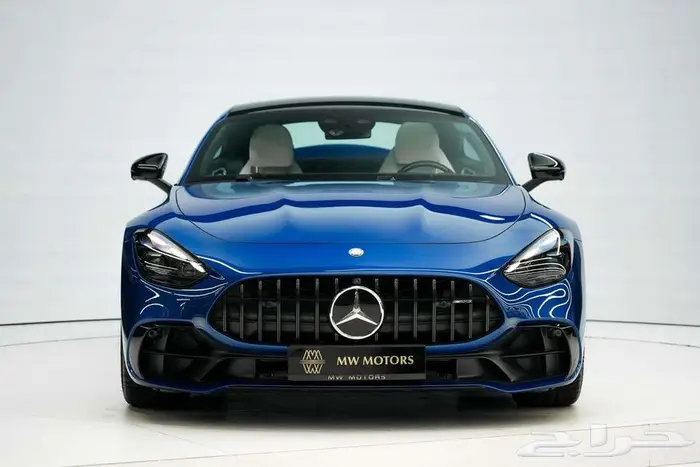 مرسيدس GT 43 AMG موديل 2025 أصفار خليجي أزرق أبيض كريستال 1