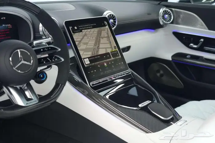 مرسيدس GT 43 AMG موديل 2025 أصفار خليجي أزرق أبيض كريستال 9