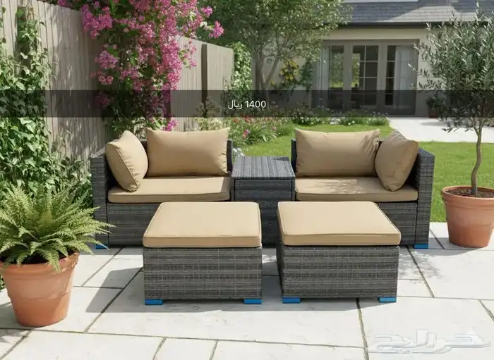 جلسات خارجية راتان 6 أشخاص و 5 أشخاص و 4 أشخاص صناعة صينية 13