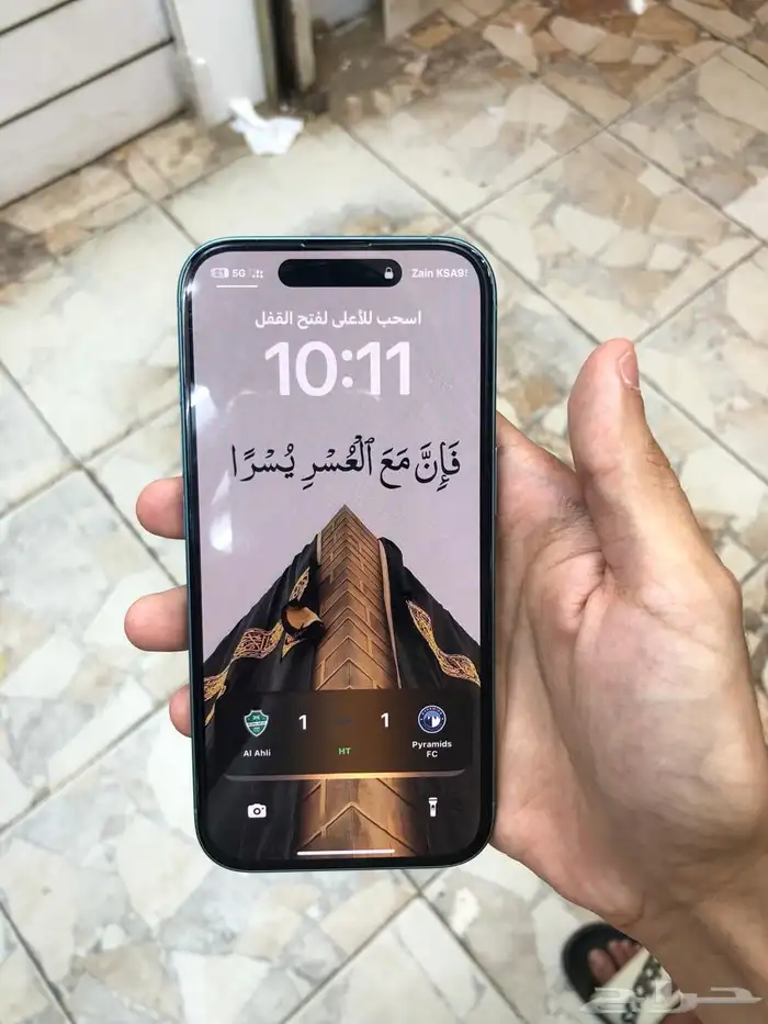ايفون 16 العادي  128 قيقا   بطاريه 100 2