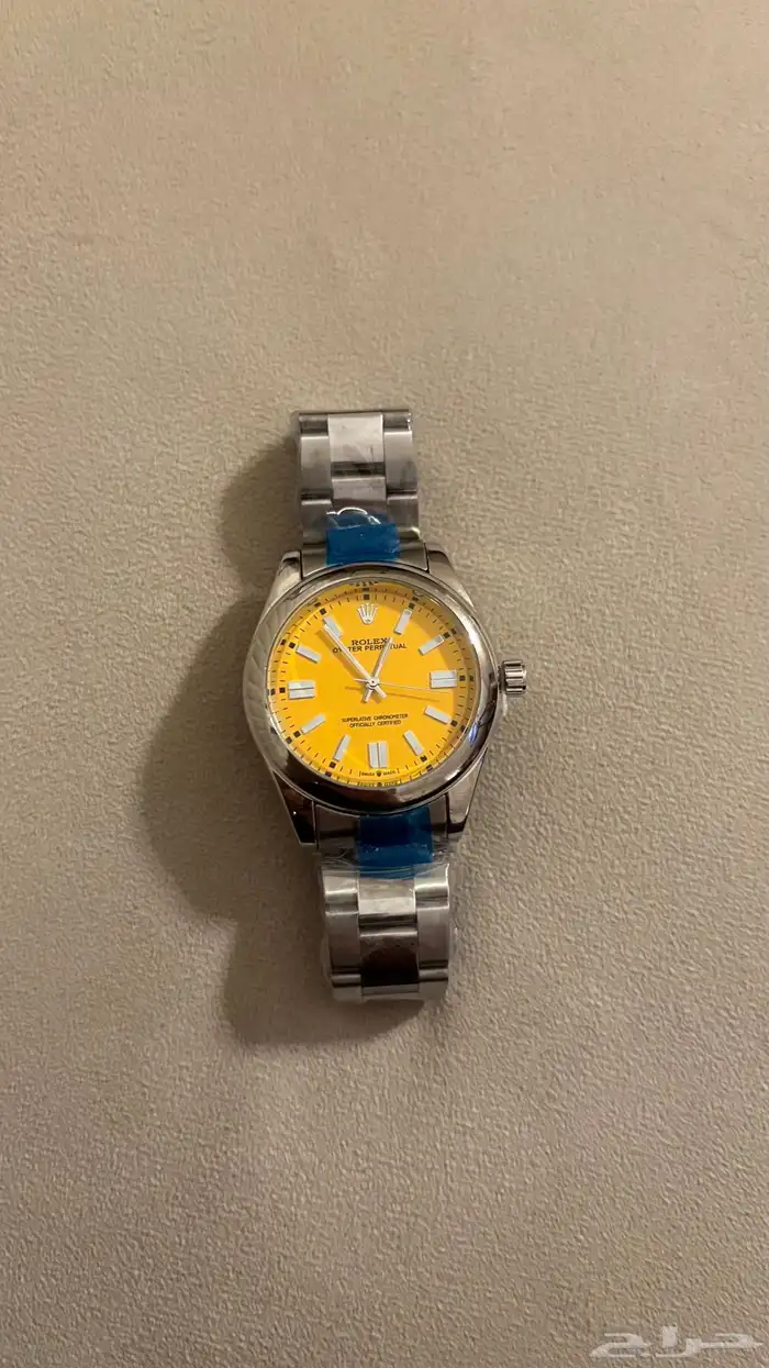 ساعة رولكس ميناء صفراء 0
