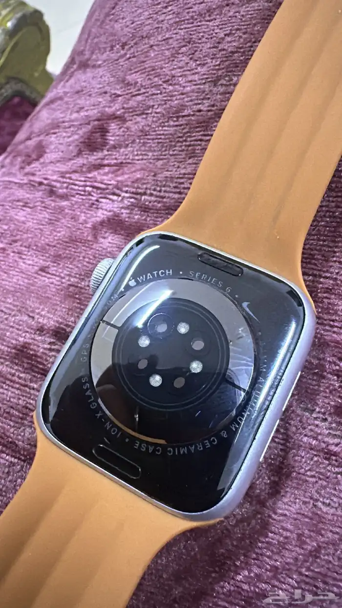 ساعة ابل الجيل السادس مقاس 44 للبيع 0
