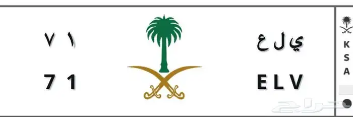 لوحه خصوصي مميزه للبيع رقمين 0
