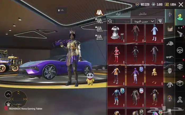 حساب ببجي اسطوري على السوم 7