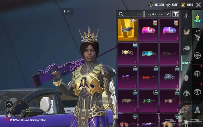 حساب ببجي اسطوري على السوم 13